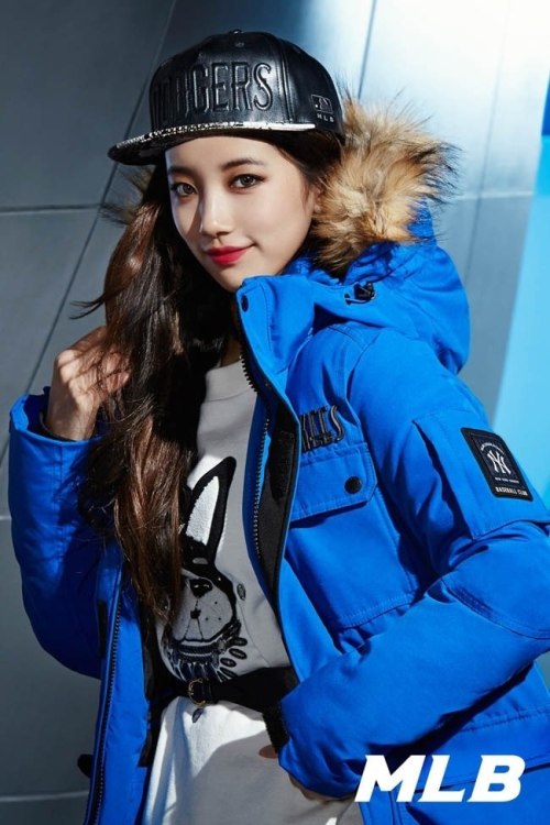 Suzy (Miss A) Для MLB F/W 2014