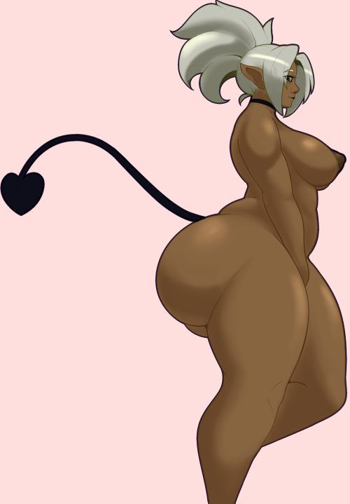 eikasianspire:  I wanted to peachcubus. So I did.Figured I’d give her another meaning to being a peachcubus, too. So…she’s got a booty.