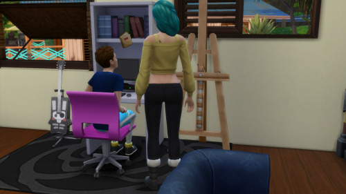 The Sims 4 (Nick x Amy) Day 32.(Image set 2 of 3).