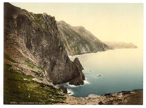 Achill Head, the westernmost point on Achill Island (County Mayo, Ireland, c. 1890 - c. 1900).