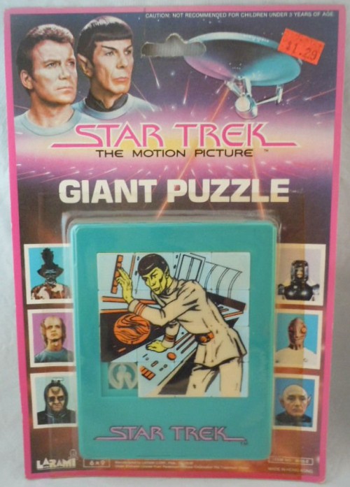  LARAMI: 1979 STAR TREK The Motion Picture MR. SPOCK Slide Puzzle 