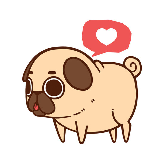 bestof-society6:  ART PRINTS BY PUGLIE PUG    Puglie Salmon Sushi   You’ve Got