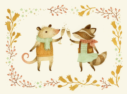 bestof-society6:   ART PRINTS BY TEAGAN WHITE   Lonely Winter Fox   Fox Friends   Fritz the Fruit-Foraging Fox   The Legend of Zelda: Mammal’s Mask   Otterly Grateful   Cheers! From Pinknose the Opossum & Riley the Raccoon  Also available