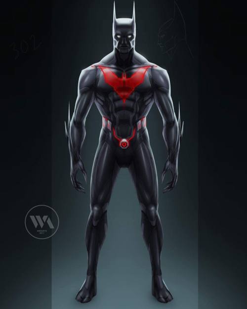 #batmanbeyond concept!! First post of 2017! Collaborating with the uber talented @xsculpts to get th