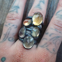 earthandbone:  Lovely little citrines 💛