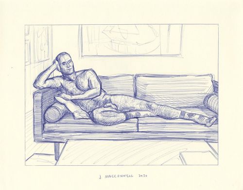 johnmacconnell:Mr. Socks  #johnmacconnell #ballpointpen #sketch #portraitdrawing  (at Nolita N.Y.C.)https://www.instagram.com/p/CGOW6ZBDhAU/?igshid=1xnaa6lj1p5pa