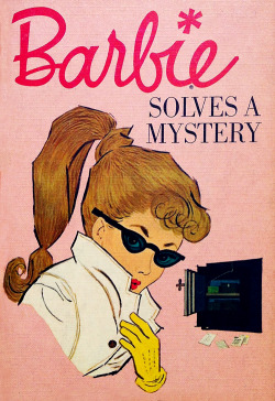 ladysaviours:  ninnieamee:  vintagegal: Barbie Solves A Mystery, 1963  #barbie goes the full noir    #barbie shoots a man just to see him die    #barbie throws his body in the river - swept by the tides to never return    #barbie kisses the femme