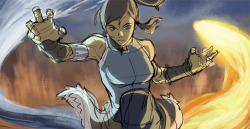 benditlikekorra:MD: Following in Avatar Aang’s footsteps is a hard act to follow, but as soon as we started talking about ideas for Korra’s character, we knew she would be a worthy successor. We wanted her to be headstrong and aggressive, someone