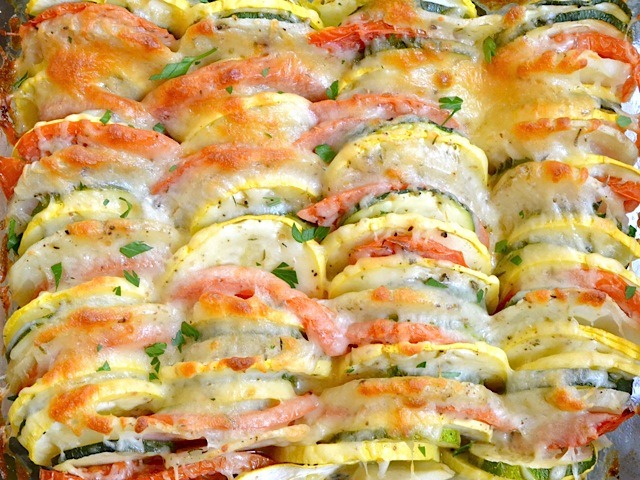 beautifulpicturesofhealthyfood:  Baked Vegetable Tian…RECIPE 