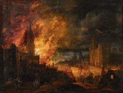 gifted-minerva:  Pieter SegartThe Destruction of Sodom and Gomorrah.1650.