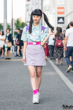 tokyo-fashion:  13-year-old A-Pon on the