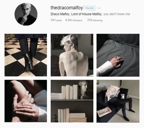 INSTAGRAM AU&gt;&gt; the Harry Potter Series&gt;&gt; the Slytherin Clique