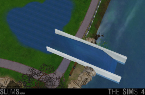 Faux Water Channel Object + Matching Water Terrain Paint.One thing i miss most about The Sims 3 was 