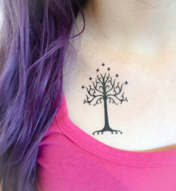 geek-studio:  Tree of Gondor Temporary Tattoo