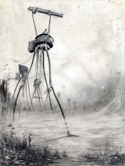 sciencefictiongallery:  Henrique Alvim Corrêa - La Guerre des Mondes, 1906.