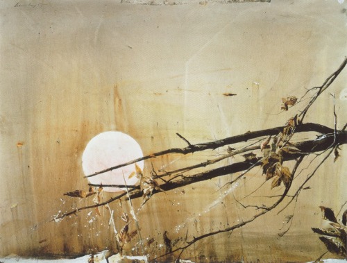 likeafieldmouse: Some of my Andrew Wyeth favorites 1. Full Moon (1980) 2. Open and Closed 