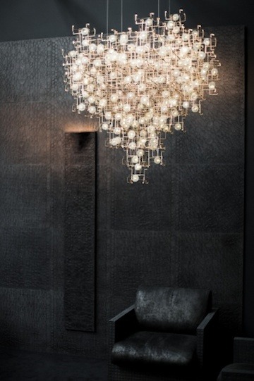 sci-universe:  Entitled Fragile Future III, these lights are made of bronze, LED’s
