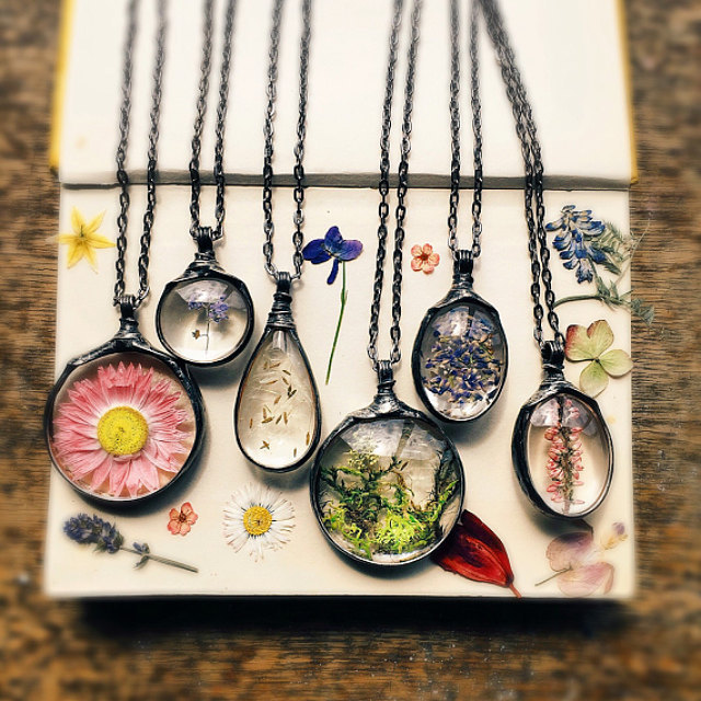 culturenlifestyle:	Ethereal Terrarium Jewelry Polish boutique Mariaela creates handmade