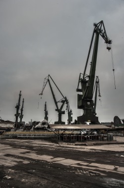 sovietgoner:‘Steel’Is it just another industrial zone…? No. It’s a place of completely other magnitude. Gdańsk Shipyard, place where whole communism started to crumble. Where bloody strikes broke out. Where ‘Solidarność’ emerged. You could