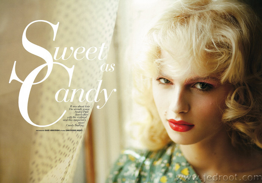 head-over-heels-fashion:  Candy Magazine Issue No. 3 2011 Model Andrej Pejic Photography
