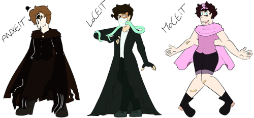 woorenergy:okay Deceit’s fusions are done bby !!! (plus Demus, I already drew his design a few days 