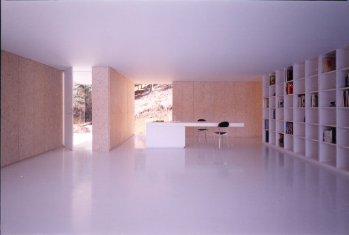 Shigeru Ban - Furniture House. Yamanashi, Japan. 1995  The construction system for the Furnitur