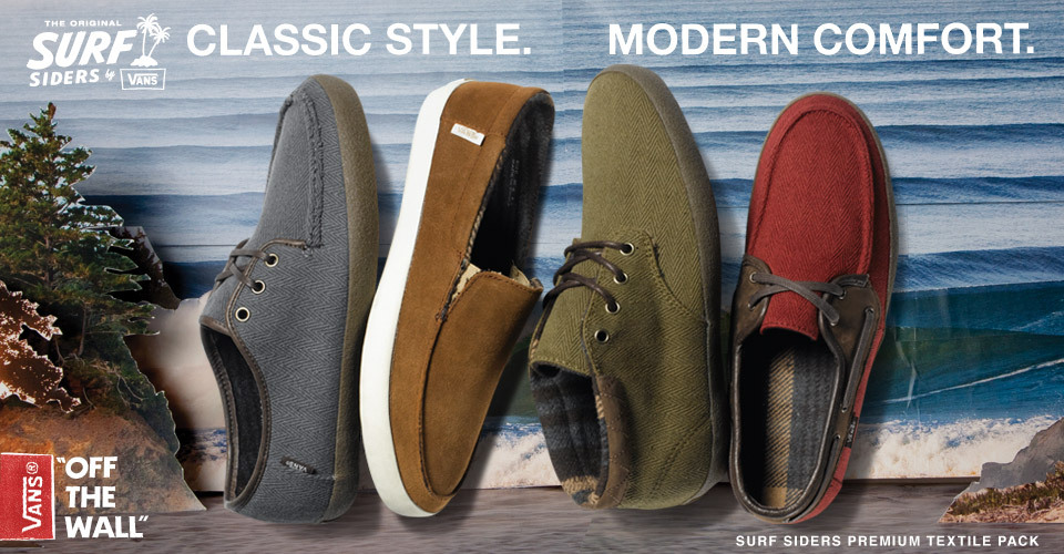 vans surf siders