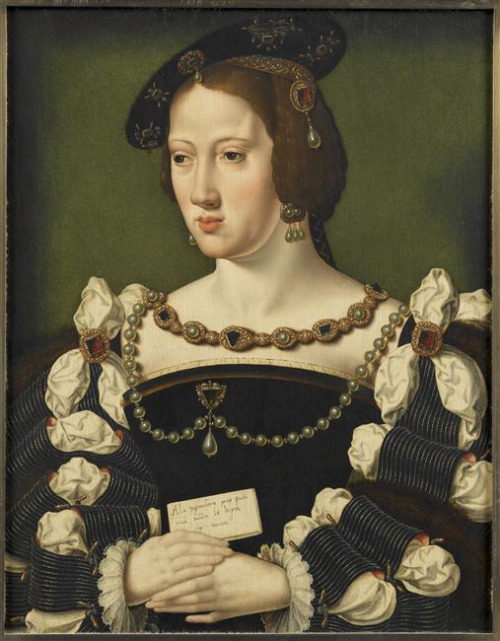 Eleanor of Austria, Queen of France by Joos van Cleve, c. 1530