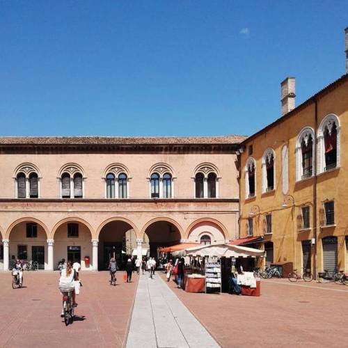 A Ferrara girano in bicicletta per davvero. Io sconvolto e disorientato. . . #igersitalia #whatitaly