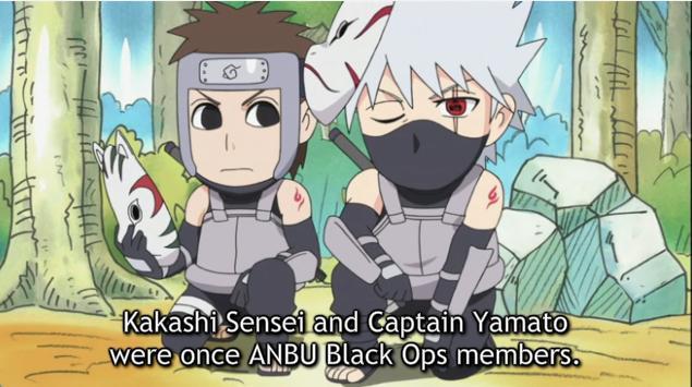 SweetReverie on Tumblr: Anbu Kakashi and Captain Yamato <3 Naruto SD They  are soo cute <3