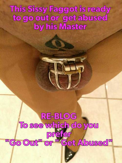 ruby2828: show-us-your-locked-cock:I will accept anything my Master wants to do with his Sissy Fag! 