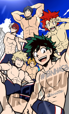 kuroshinkix:  NEW BNHA PIN-UP POSTER COMING THIS SUMMER 2018!! 