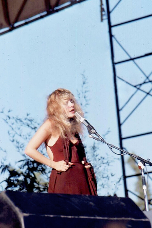 stevie-nicks-daily: Stevie photographed during the ‘Rumours Tour’ in Santa Barbara, CA.