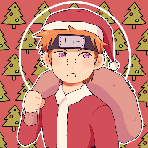 Made Akatsuki Christmas icons!Feel free to use them! &lt;3