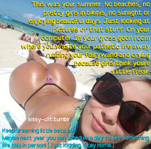 sissy-clit: You spent the most beautiful time of year watching loserporn that conditioned you to spe