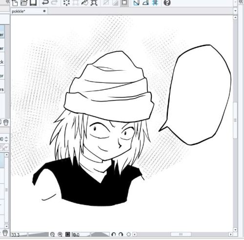 Just downloaded Manga Studio and I&rsquo;m attempting to replicate Togashi&rsquo;s style~ Gonna do l
