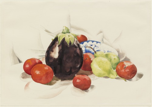 Eggplants and Tomatoes by Charles Demuth, 1926