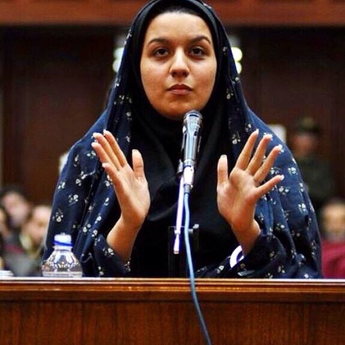 abastract:  coollamborghini:  RIP Reyhaneh Jabbari, (26 years old) who was hung in a prison in Iran 