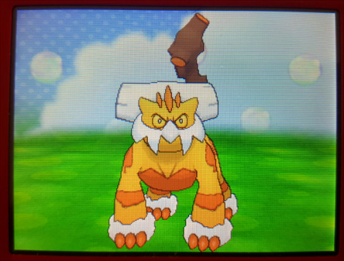 Shiny Landorus in AlphaSapphire after 1961 SRs.And this is the last shiny I needed to complete my sh