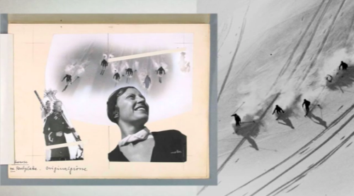 Herbert Matter, layout and execution of his famous campaign for the Swiss tourism Board, 1935. The m