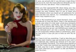 femdomcuriousme:(Emma Stone)Request: “Could you do one of emma stone about chastity and her getting rid of the key”  