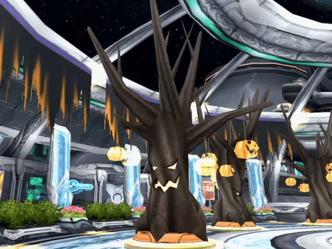 anthony10000000:Phantasy Star Universe (JP) - Halloween Lobby 2010
