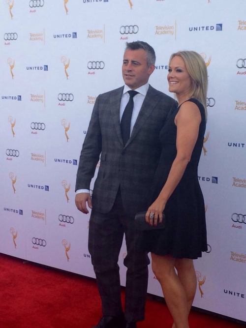 Matt LeBlanc &amp; Andrea Anders attend Emmys Performers Reception (2014)