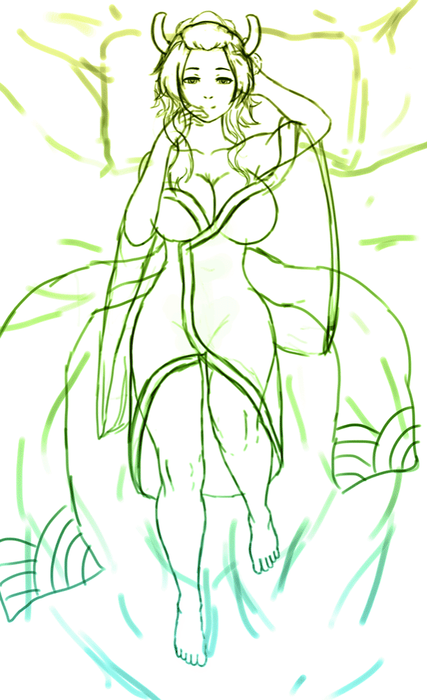 aethosart:    Quetzalcoatl gif 2 Wip the same as before, but full body 