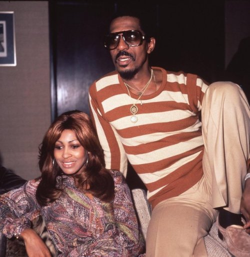 twixnmix: Ike and Tina Turner during an interview in London, October 1975.