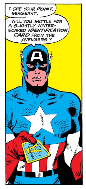 starspangledshitpost: Captain America No. 156, 1972 I would do anything for this moron