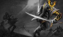 Monochromatic Splash Art: Warlord Shen by