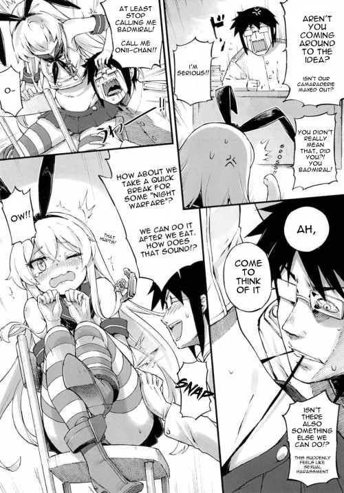 Porn photo lewd-lounge:     Shimakaze-chan’s Overtime