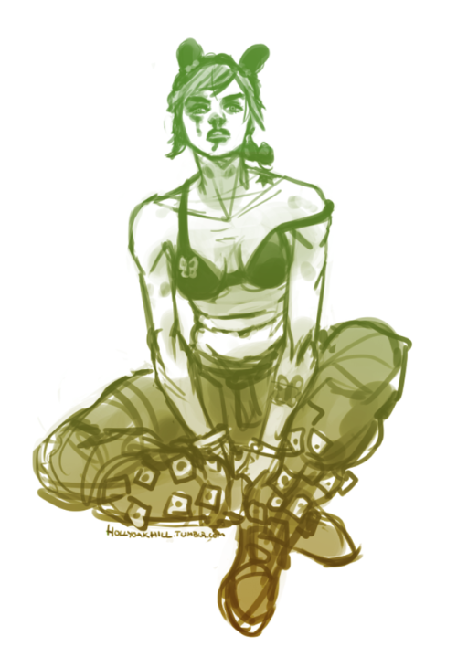 hollyoakhill:stone ocean was great! here’s a warm up drawing