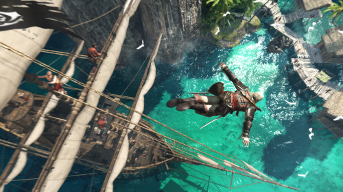 gamefreaksnz:  Assassin’s Creed IV: Black Flag E3 2013 trailers, demo footage, screenshots  Ubisoft has released new trailers with a bunch of gameplay footage from their upcoming Assassin’s Creed sequel.